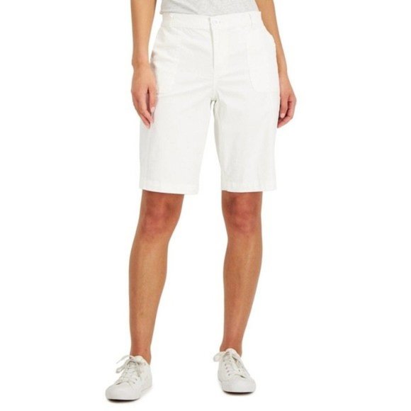 Karen Scott Utility Pocket Shorts NWT - Picture 1 of 5
